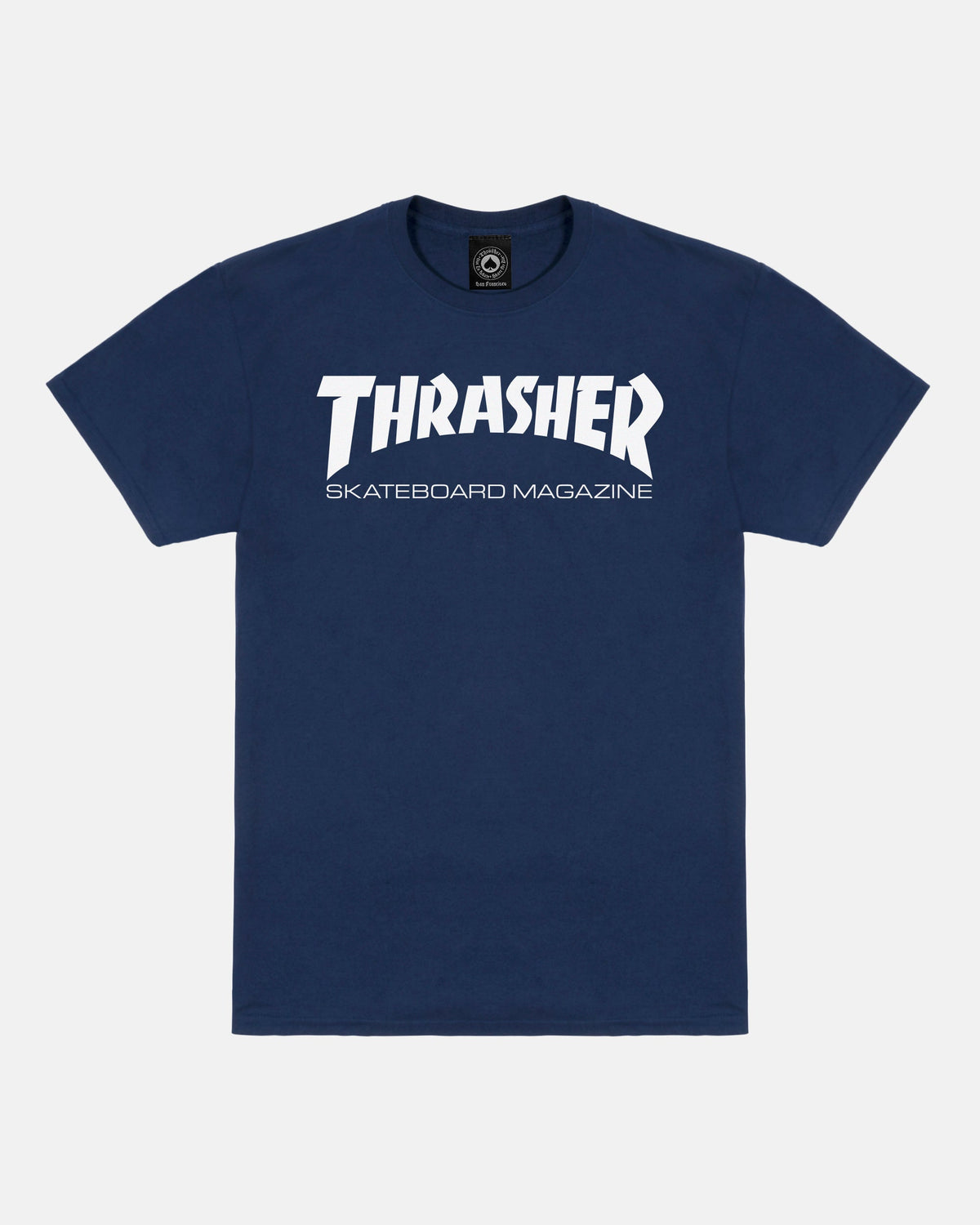 SKATE MAG - TSHIRT - NAVY / WHITE