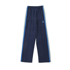 Needles Navy Side‑Stripe Track Pants