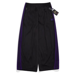 Needles Purple‑Stripe Wide Track Pants