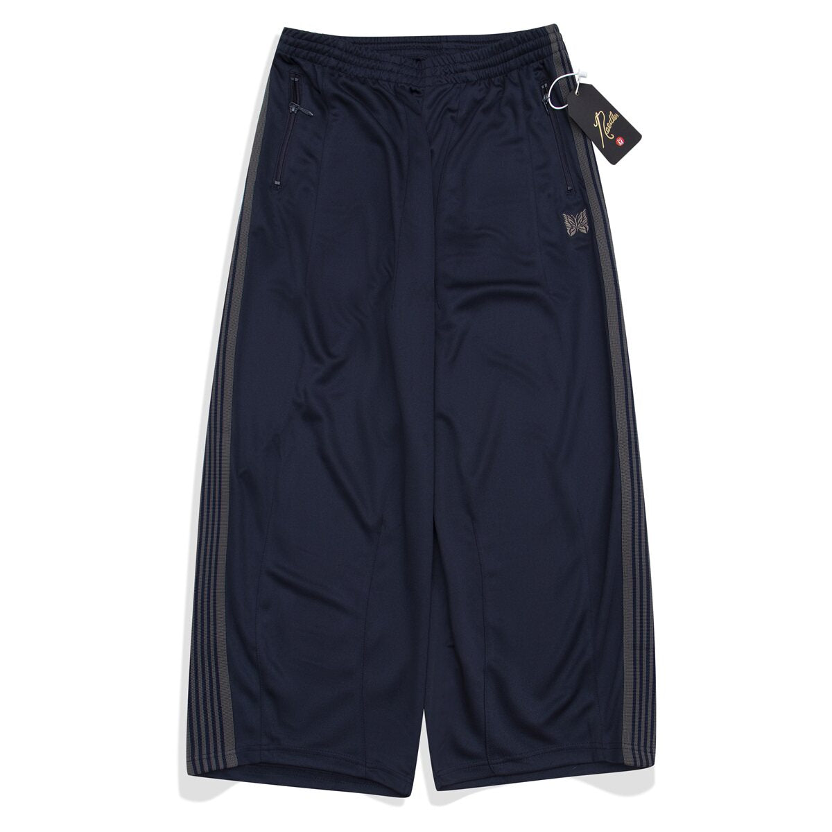 Needles Navy Side‑Stripe Track Pants