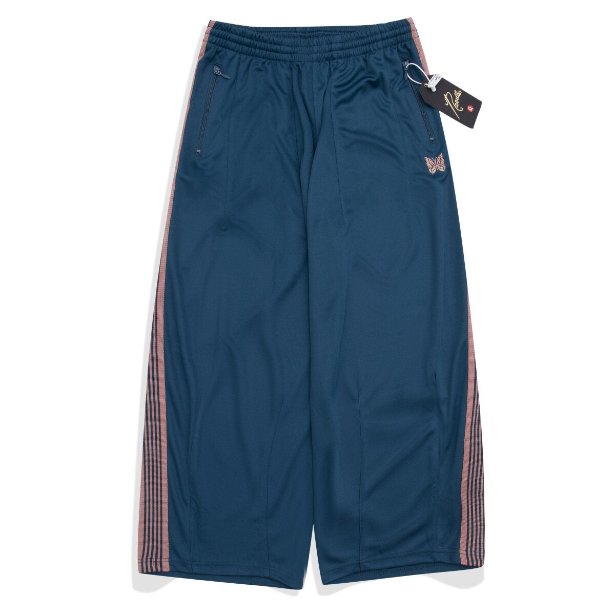 Needles Teal Side‑Stripe Track Pants