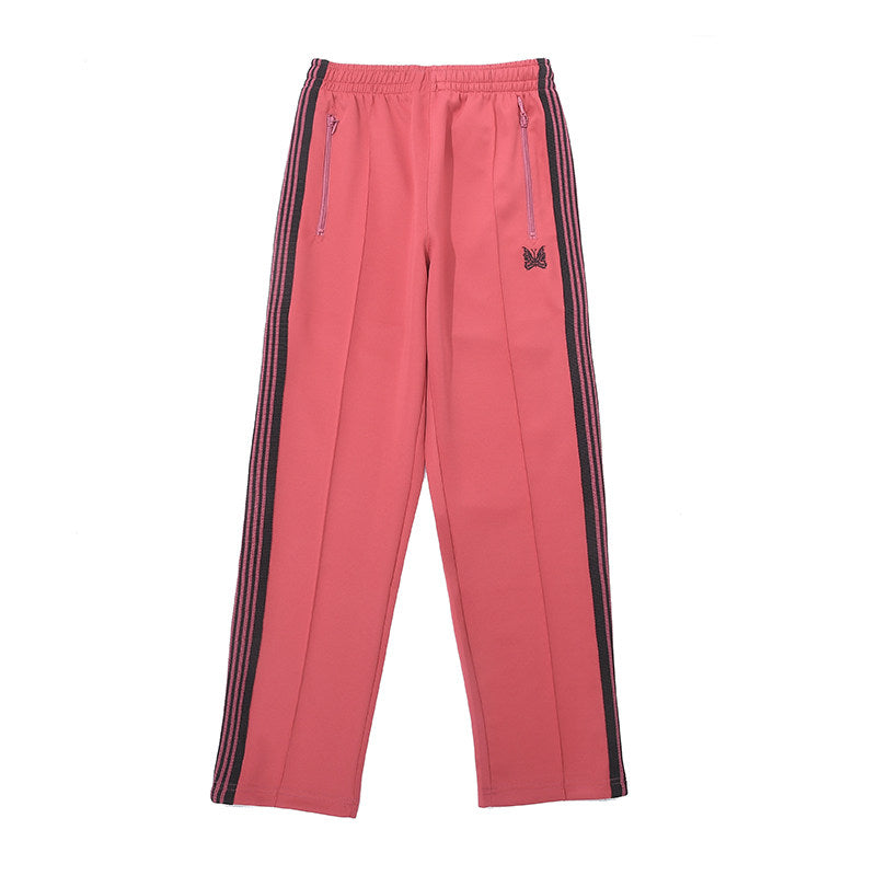 Needles Pink Black Side‑Stripe Track Pants