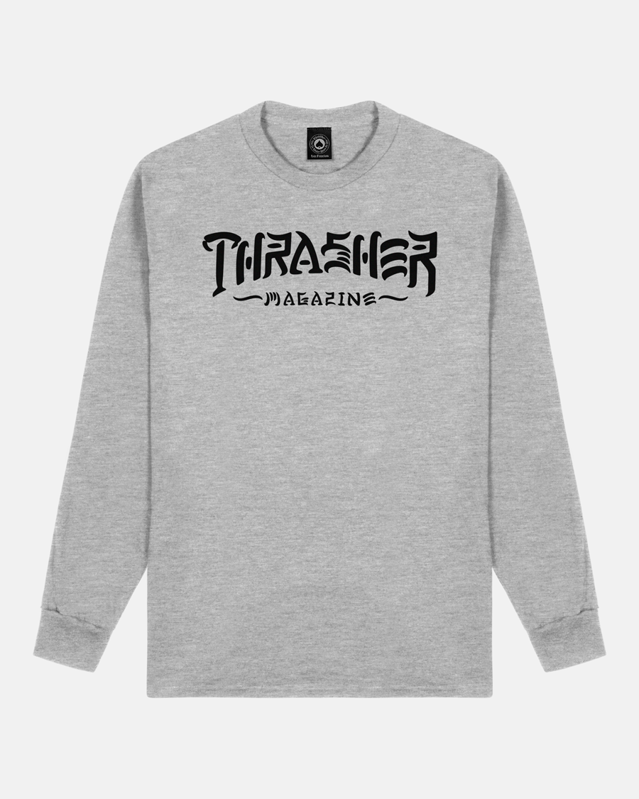 THRASH & DESTROY LONGSLEEVE - GREY