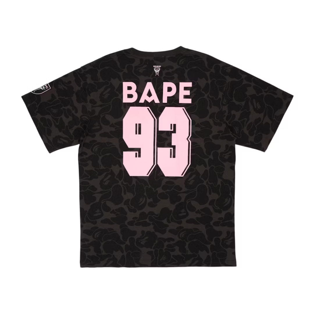 BAPE x Inter Miami CF Camo Tee Black