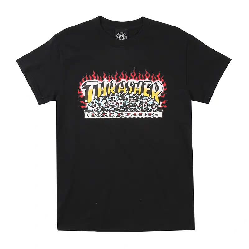 THRASHER  T-SHIRT - BLACK