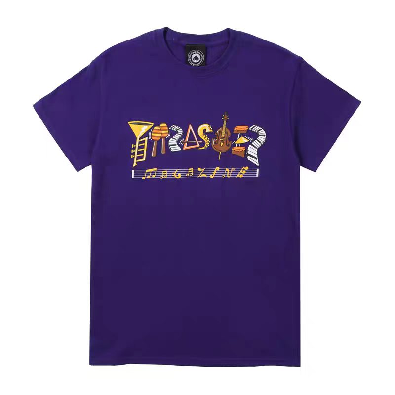 THRASHER  T-SHIRT - PURPLE