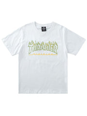 Flame T-SHIRT - white