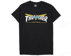 THRASHER  T-SHIRT - BLACK