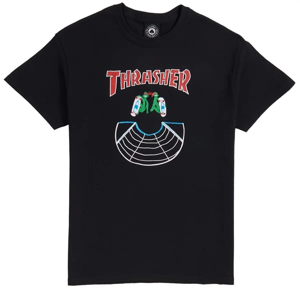 THRASHER  T-SHIRT - BLACK